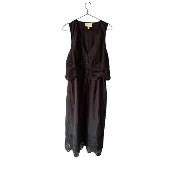 New! Cleobella Julie Midi Dress Embroidered Eyelet