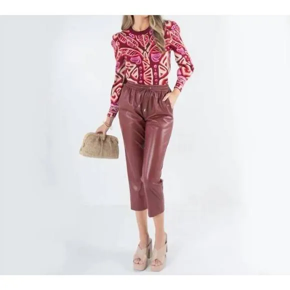 NEW EMILY MCCARTHY julia sweater in tribal palm