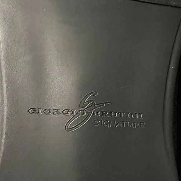 NEW Giorgio Brutini Collide Black Smoker Loafers Sz 12