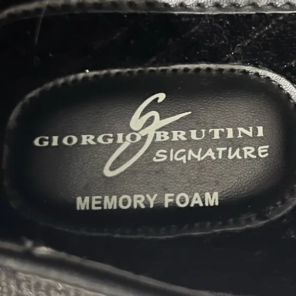 NEW Giorgio Brutini Collide Black Smoker Loafers Sz 12
