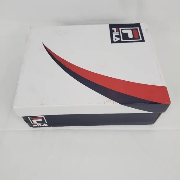 New In Box FILA F-13V Mens Fashion Sneakers Black/Fila Red/White Choose Size