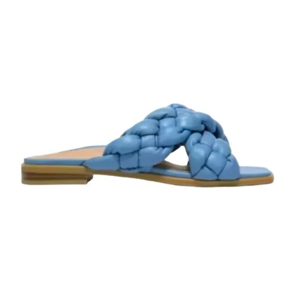 NEW in box Vionic Braided Cross Strap Slides Kalina