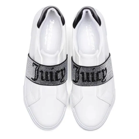 New! Juicy Couture Studded Logo Strap Closure Comfort Shoes Fashion Sneakers