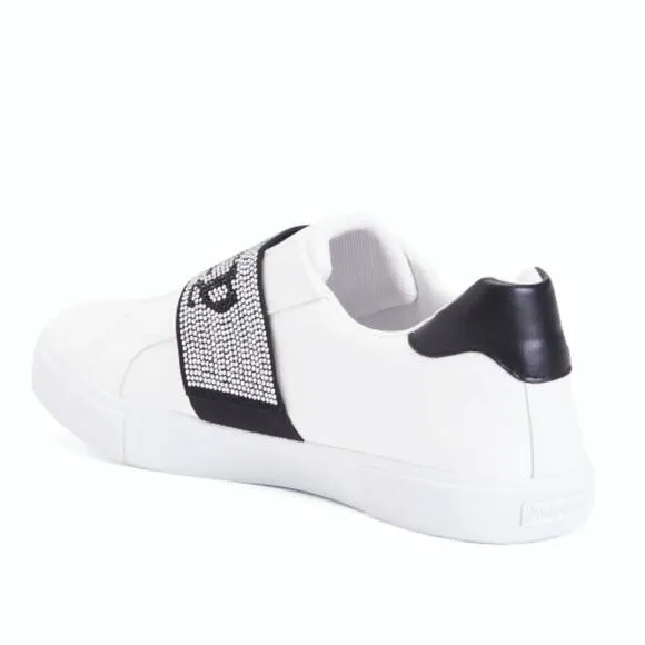 New! Juicy Couture Studded Logo Strap Closure Comfort Shoes Fashion Sneakers