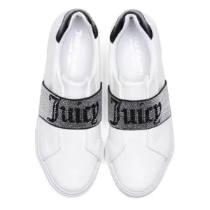 New! Juicy Couture Studded Logo Strap Closure Comfort Shoes Fashion Sneakers