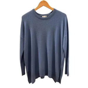 NEW KINROSS women's easy crew pullover sweater in twilight