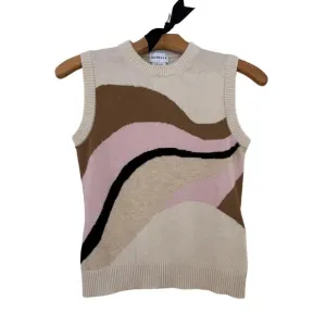 NEW MARELLA realist sweater in pink inlay