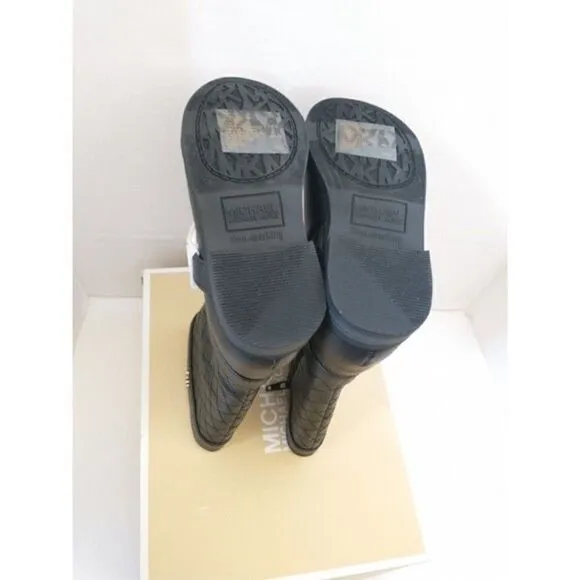 New! MICHAEL KORS Toddler Girls Black Quilted Tall Boots Riding Boots Size 7