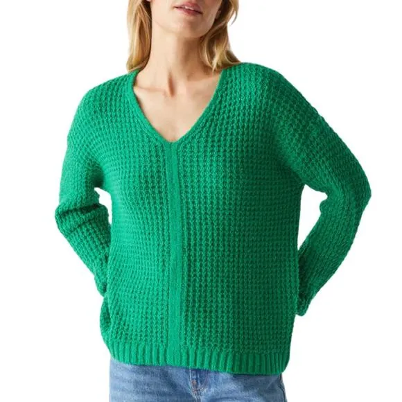 NEW MICHAEL STARS kelsie pullover sweater in kelly