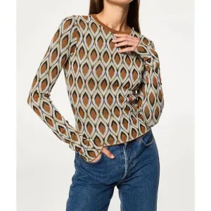 NEW MISA LOS ANGELES joyce top in brown