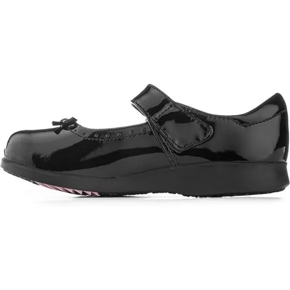 NEW pediped Kid Flex Isabella Patent Black Mary Jane Ballet Dress Flats
