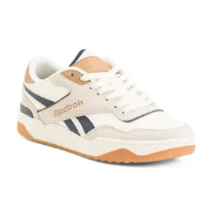 NEW REEBOK Men's Leather Court Drift Sneakers Chalk 462mn