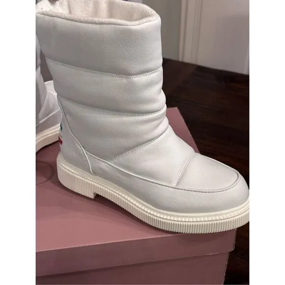 New! Sarto white snow boot
