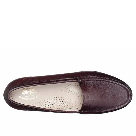 NEW SAS women's simplify loafer in antique wine