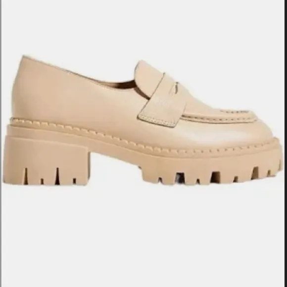 New Seychelles Meridian Platform Loafers beige
