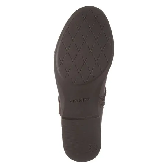 New Size 6 Vionic Thea Leather Quilted Ankle Boot