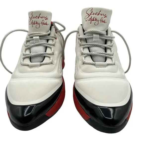 New Skechers 11 Womens Ashley Park Street Glam Point the Way Sneakers