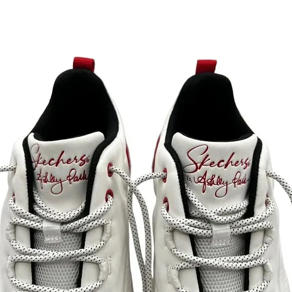 New Skechers 11 Womens Ashley Park Street Glam Point the Way Sneakers