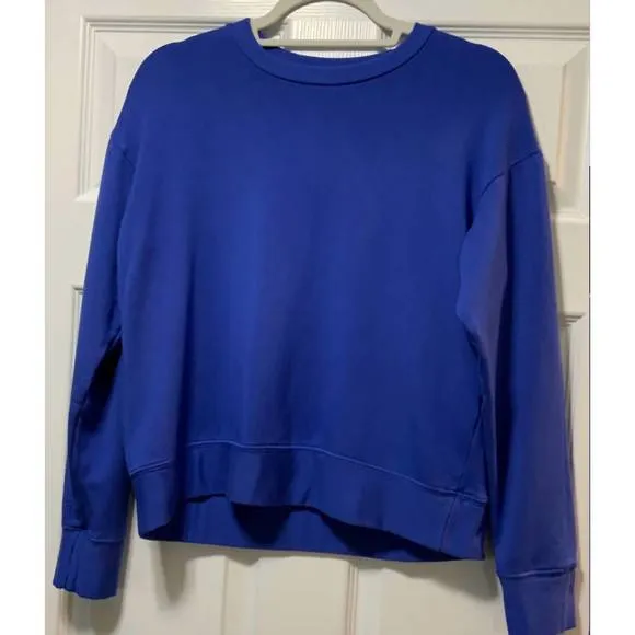 NEW STATESIDE softest fleece crewneck pullover in cobalt
