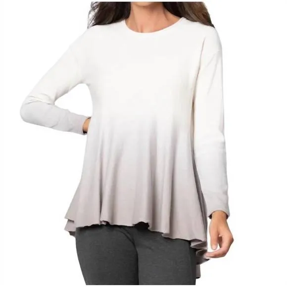 NEW STELLA CARAKASI all you need sweater in ivory/ light gray