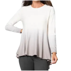 NEW STELLA CARAKASI all you need sweater in ivory/ light gray