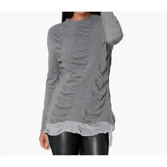 NEW STELLA CARAKASI masterpiece sweater in dark gray