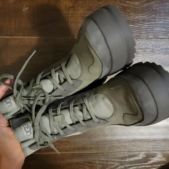 NEW UGG The UGG Lug Boots Womens 7.5 Moss Green Outdoors Rugged Chunky Grunge