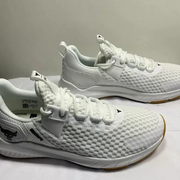 NEW UNDER ARMOUR Mens Project Rock BSR 4 Sneakers Size 10 White Training