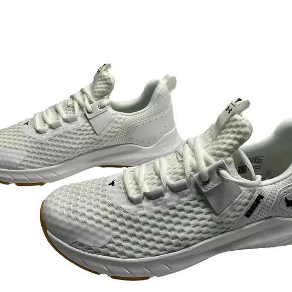 NEW UNDER ARMOUR Mens Project Rock BSR 4 Sneakers Size 10 White Training