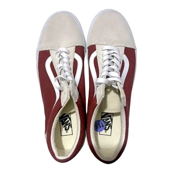 NEW Vans U Old Skool Sneakers Fired Brick Men Sz 11.5