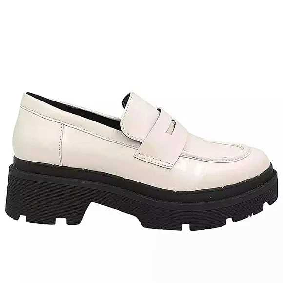 New w/Box Aqua College Saanvi Weatherproof Vegan Lug Sole Penny Loafer Size 8