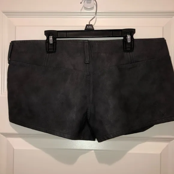 New We The Free by Free People Dark Angel Vegan Micro Shorts sz 8