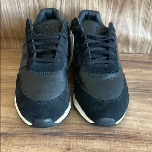 New without box ADIDAS ORIGINALS LEATHER SHOES MENS Sz 13 CASUAL BLACK-WHITE