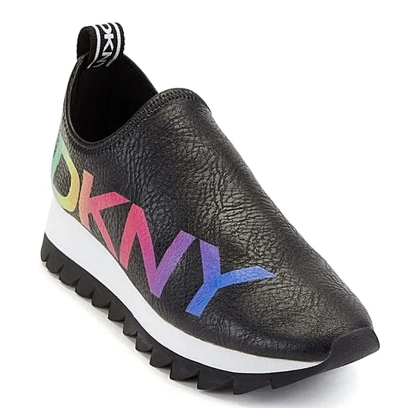 New w/o Box DKNY Azer Fashion Platform Sneakers Size 9