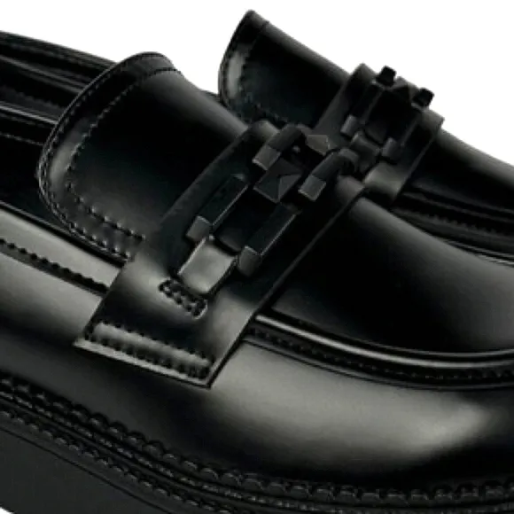 New w/o Box Steve Madden Aerin Women's Lug Sole Leather Loafers Size 9