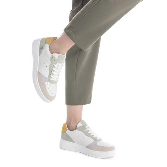 NEW XTI women's casual comfort sneakers in aqua