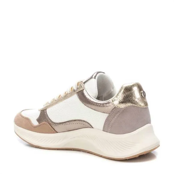 NEW XTI women's casual fashion sneakers in beige