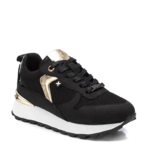 NEW XTI womens trainer sneakers in black