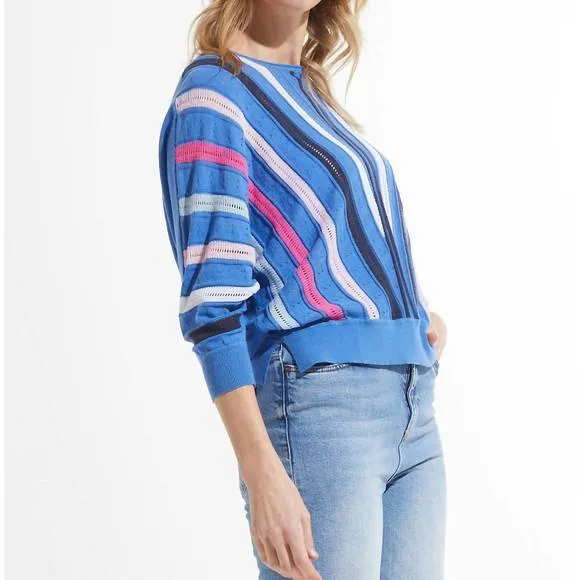 NEW ZAKET &amp; PLOVER breeze   brights sweater in chambray