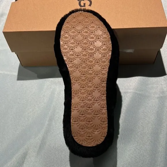 New UGG Black Oh Yeah Slide Slippers