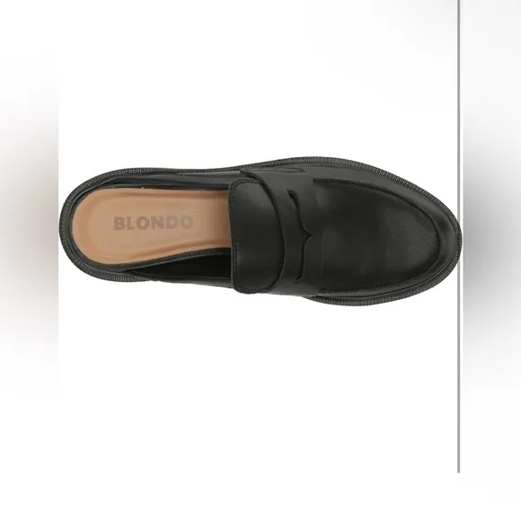 NIB Blondo  Black Leather Loafers