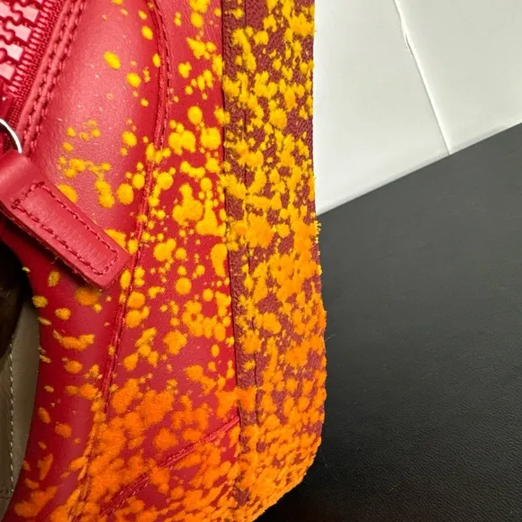 NIB Giuseppe Zanotti Leather Frankie Men's Sneakers In red size EU 41/US 8