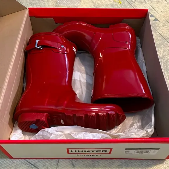 NIB Hunter Original Short Gloss Rain boots