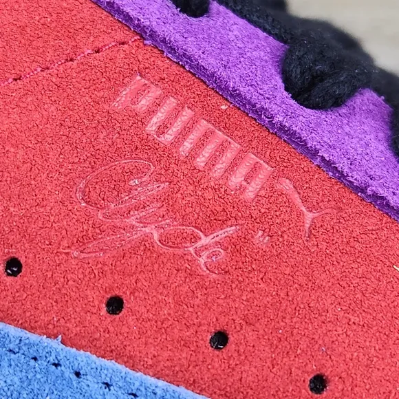 🩵NIB Puma Clyde Culture Multicolor Sneakers Men's Size 7