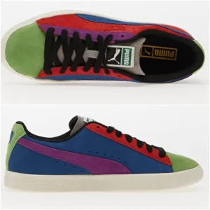 🩵NIB Puma Clyde Culture Multicolor Sneakers Men's Size 7