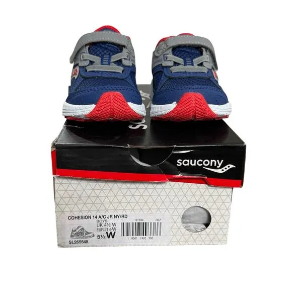 NIB! Saucony Kids Cohesion KDZ Sneakers - Little Kid Size 5.5W
