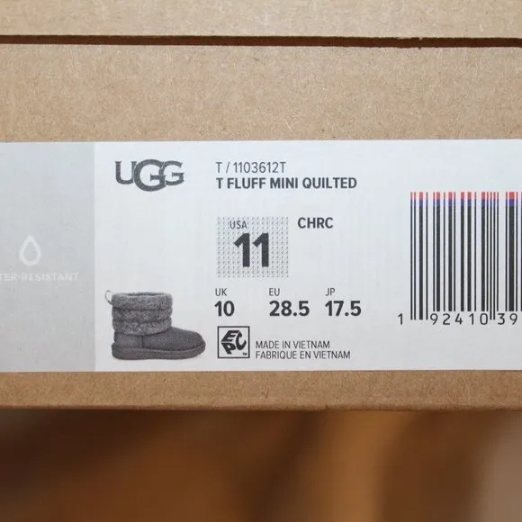 NIB UGG TODDLER INFANT MINI SHEARLING SUEDE‎ BOOTS