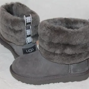NIB UGG TODDLER INFANT MINI SHEARLING SUEDE‎ BOOTS