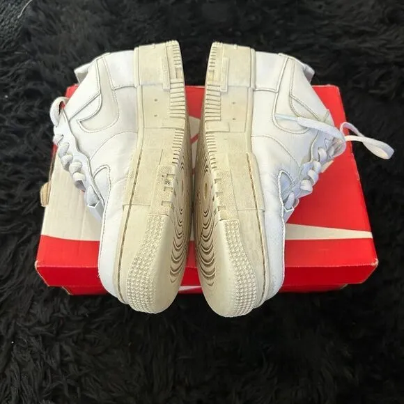 NIKE AF1 Air Force one shadow lace up platform shoes sneakers women’s 8.5