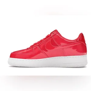 Nike Air Force 1 &quot;07 LV8 UV patent red leather sneakers